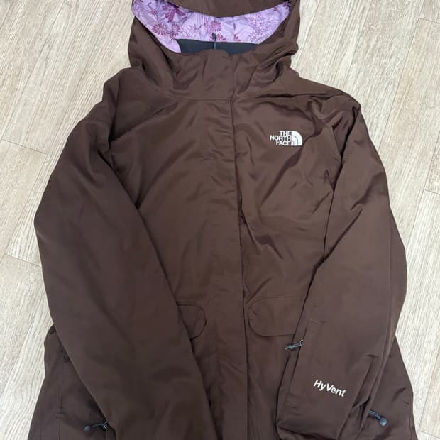 노스페이스 하이벤트 브라운 바람막이