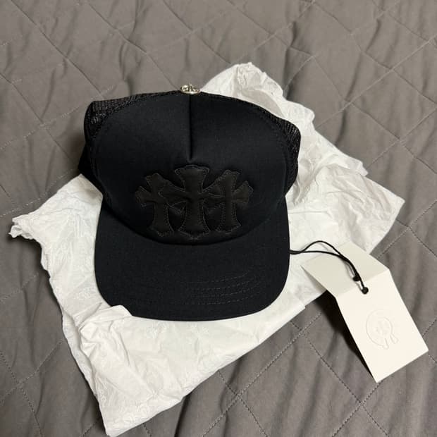 [OS] 크롬하츠 트리플 크로스 블랙 볼캡 새상품