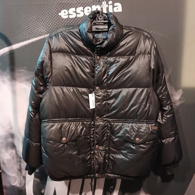 폴로랄프로렌 패딩 점퍼 블랙