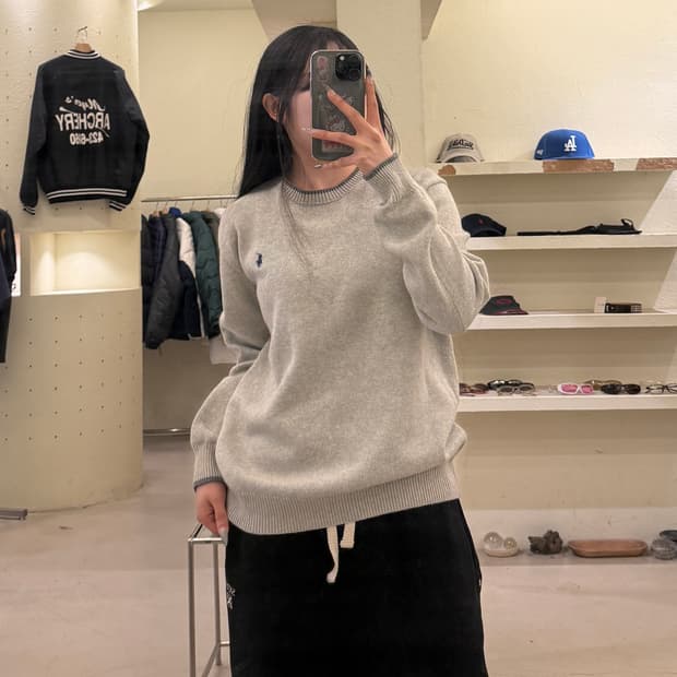 폴로 랄프로렌 포니 로고 라운드 니트 U797