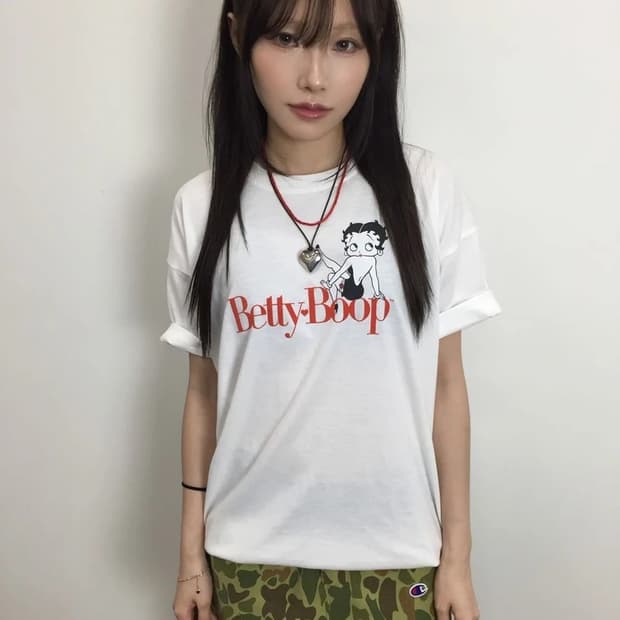 Betty Boop Retro Logo Graphic Tee