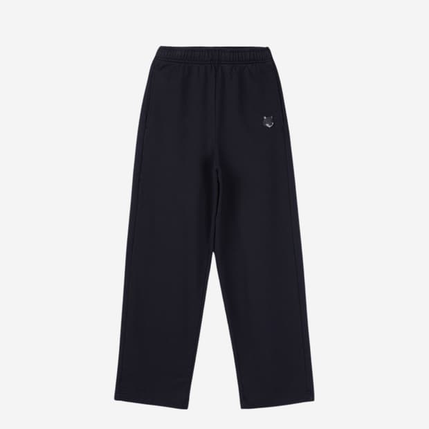 (새상품) 메종키츠네 볼드 폭스 헤드 릴렉스드 팬츠 블랙 L , XL