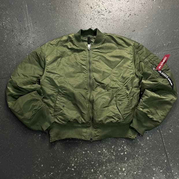 100 알파인더스트리 ma-1 항공점퍼 