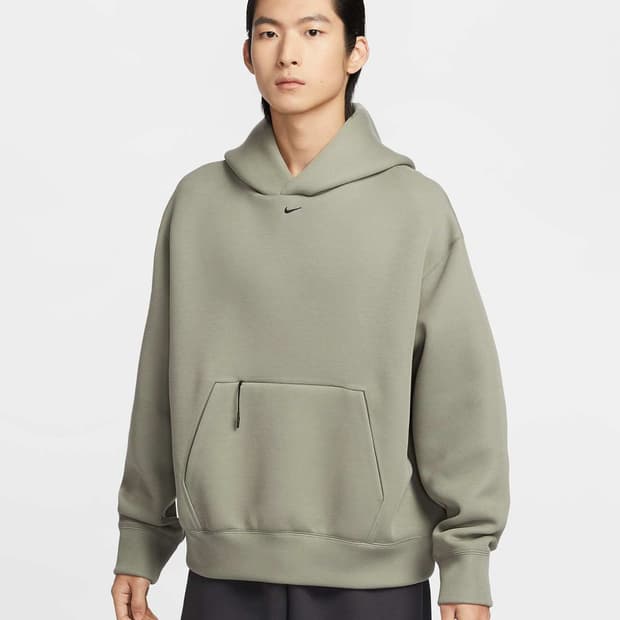 테크 플리스 후디 M - 라이트 아미:블랙 / HM9790-320