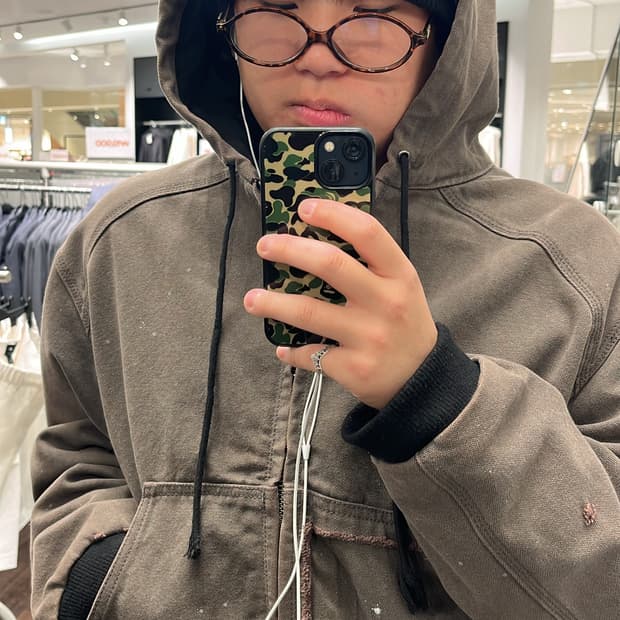 Etce vintage work hood jacket M사이즈