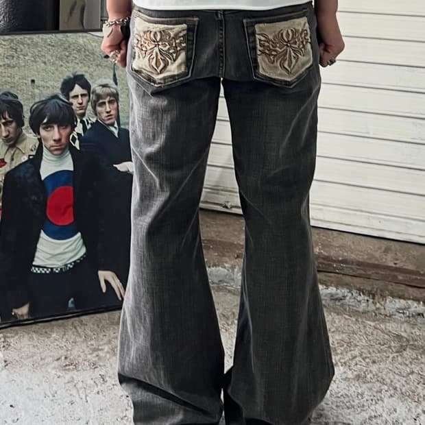 Serafino bell bottom jean