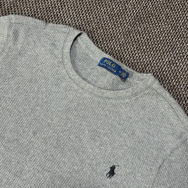 폴로 랄프로렌 와플 롱슬리브