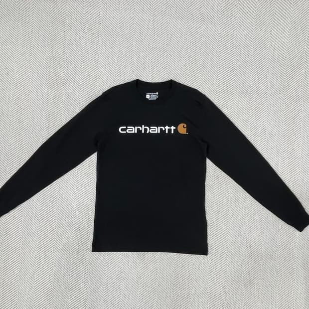 칼하트 긴팔 티셔츠 블랙 S