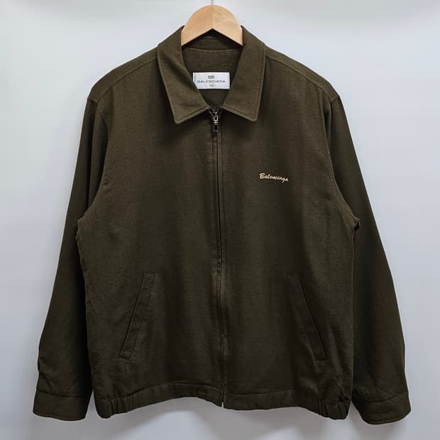 발렌시아가 미니멀 블루종 자켓 100