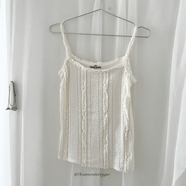 gallery visconti white lace sleeveless