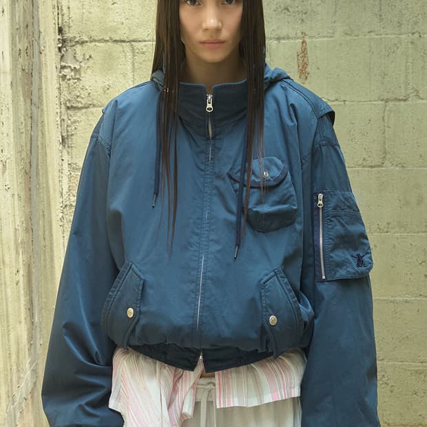 Openyy bomber navy 오픈와이와이 카고 봄버 네이비 m