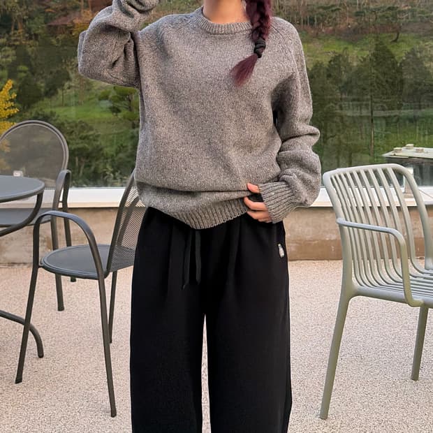 칼하트 그레이 아방핏 니트(m)