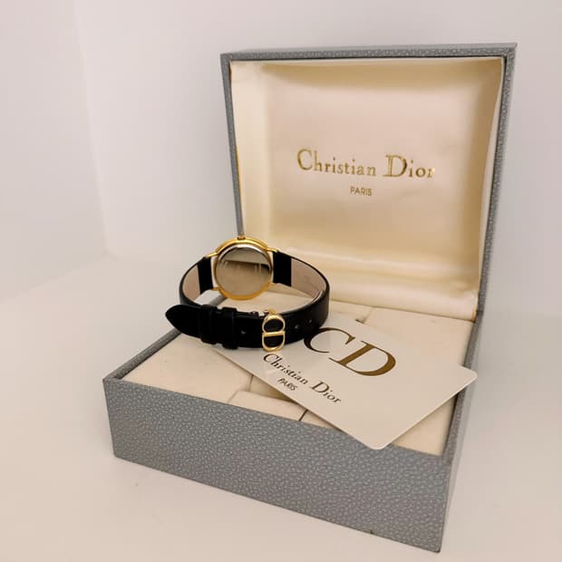 빈티지 디올 cd 버클 시계