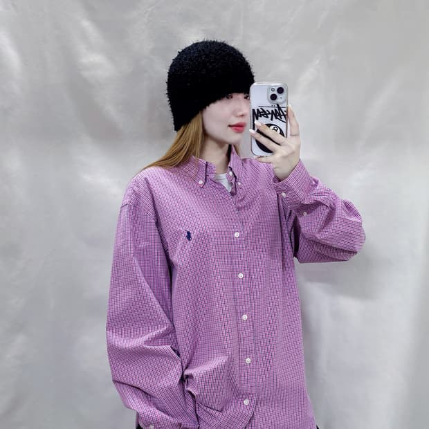 폴로 랄프로렌 포니 체크 셔츠 