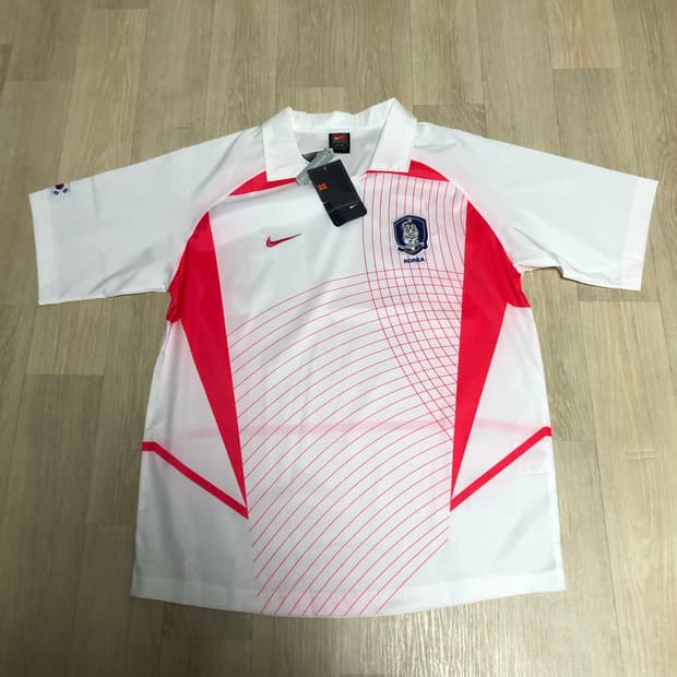 (M) 새상품 데드스탁 나이키 NIKE 2002년 월드컵 축구 국대 져지