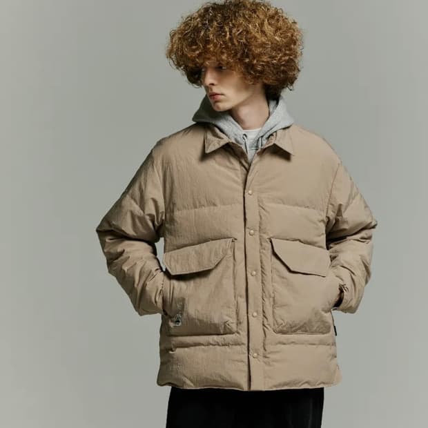 펜필드 다운 셔츠자켓 M