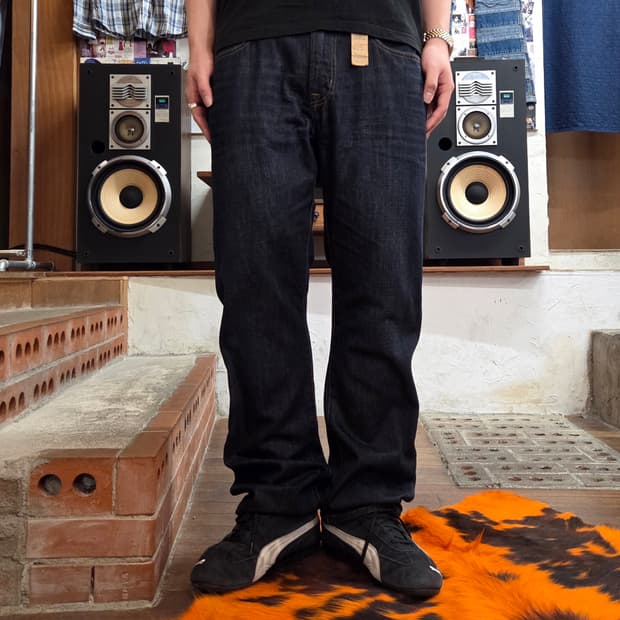 아메리칸 이글 진청 스트레이트 데님 팬츠