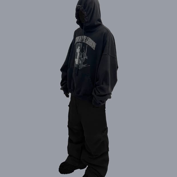 그레일즈 에티켓 레슨 후드티 블랙 1사이즈