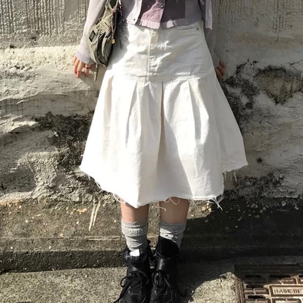 시즐 모울 미디스커트