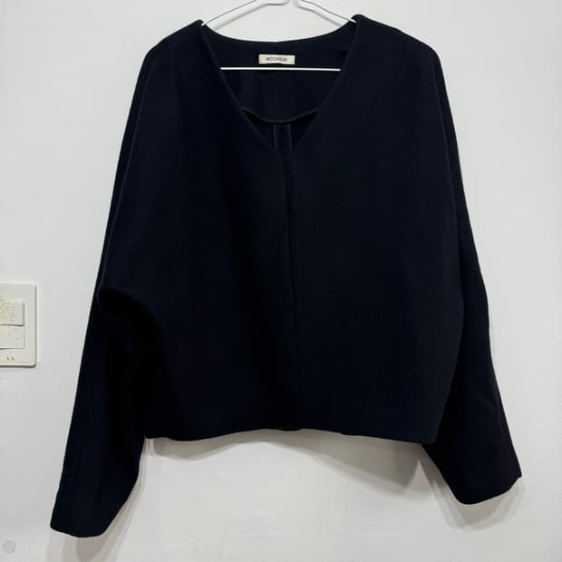 문선 MOONSUN 울 브이넥 블라우스 free