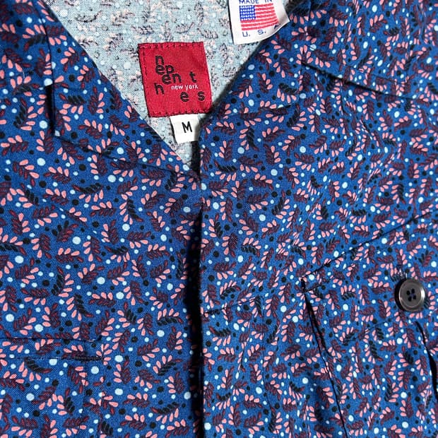 (M) Nepentes needles 네펜데스 패턴 셔츠 자켓