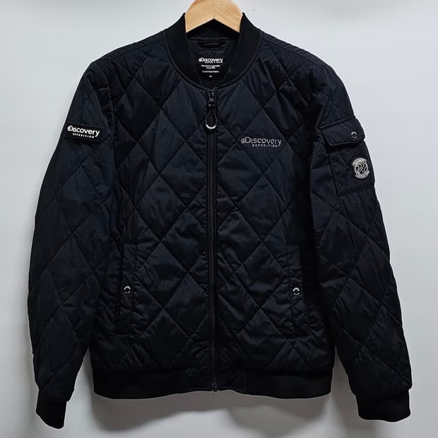 디스커버리 여성 퀼팅 봄버자켓 90