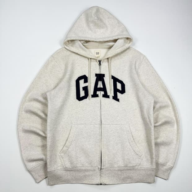GAP 갭 오리지널 루즈핏 후드집업 아이보리 S