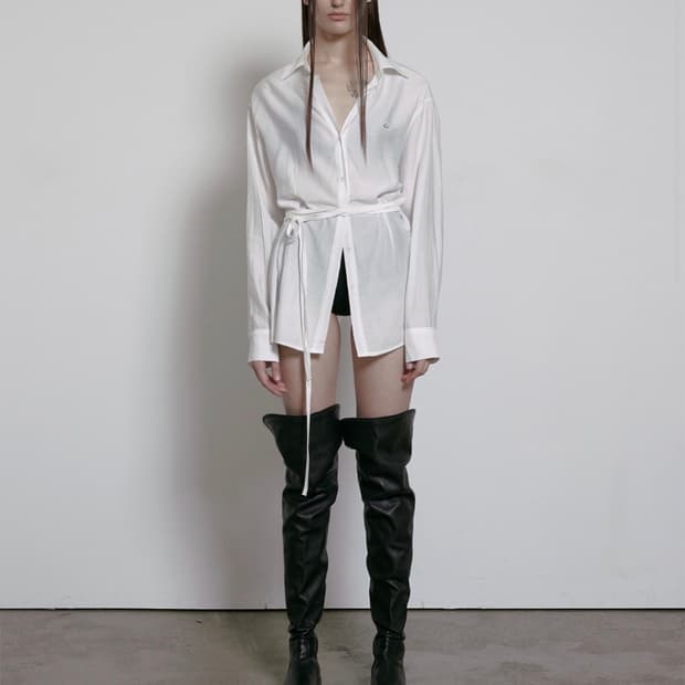 보헤미안 서울 WAIST STRAP LOOSE-FIT SHIRT