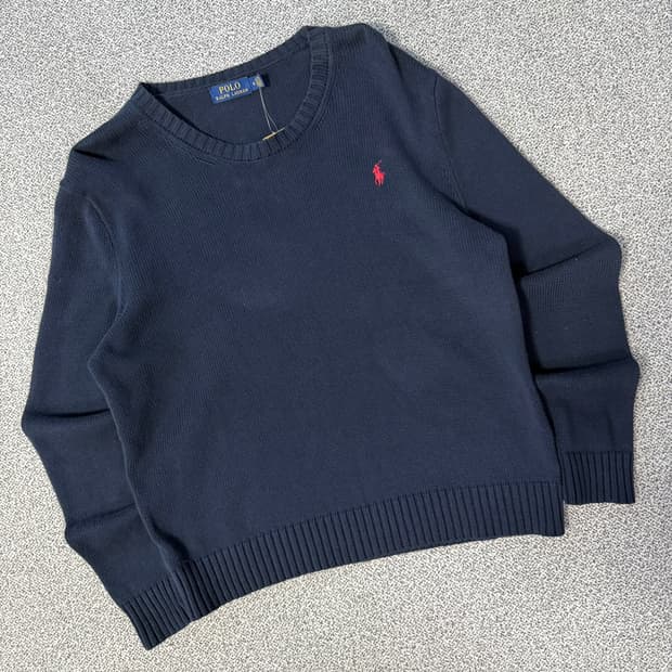 폴로 랄프로렌 네이비 니트