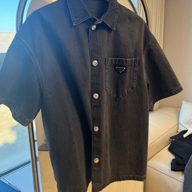 프라다 데님 셔츠 (m)