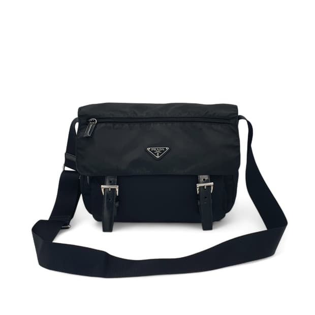 프라다 리나일론 투버클 메신저백 크로스백 숄더백 B6671