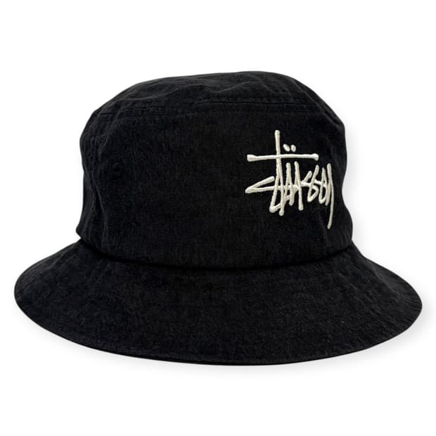 스투시 로고 버킷햇 모자