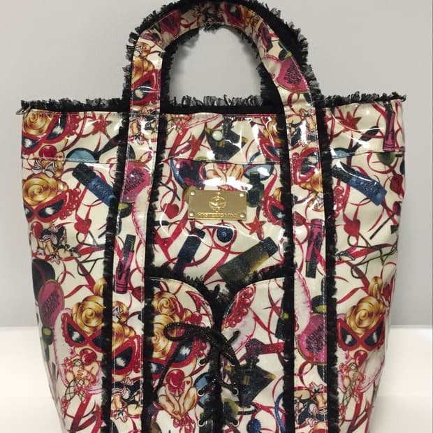 HYSTERIC GLAMOUR PVC 레이스 토트백 