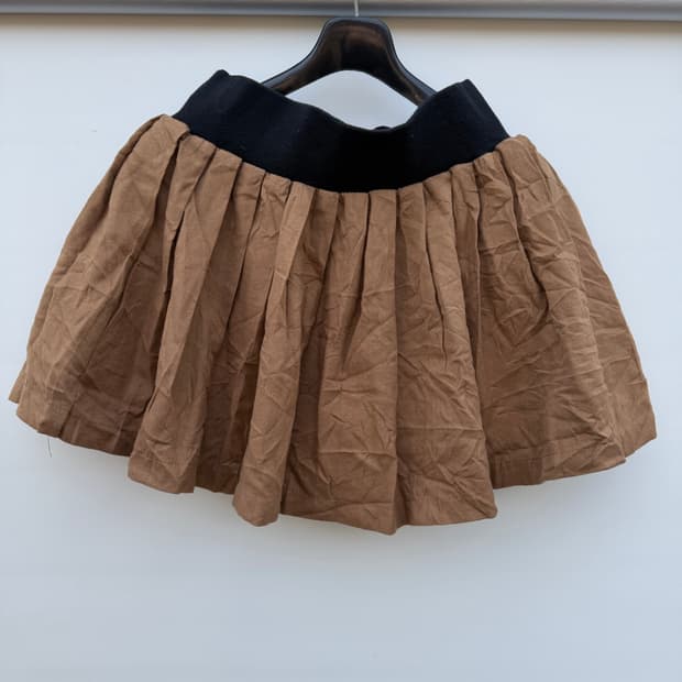 밴딩 골지 스커트