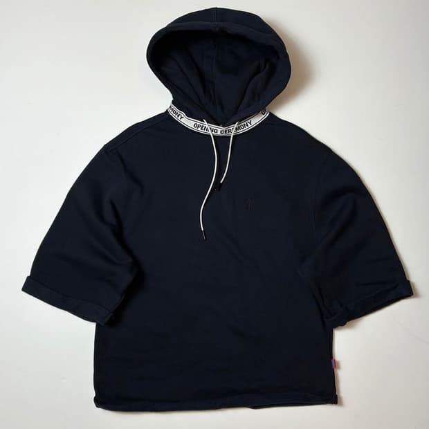 오프닝세레머니 18ss 로고 밴딩 반팔 후드티 PN8198