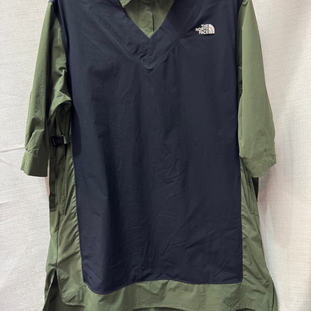 노스페이스 여성 밸리 셔츠 배색 원피스 M(L)