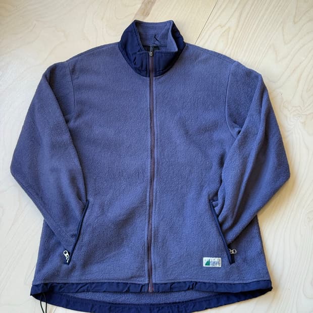 Vintage Outdoor Purple-Navy Fleece Jacke
