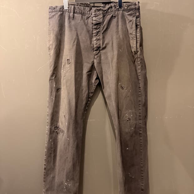 Visvm 21AW TRAVAILLER BRACES PANTS