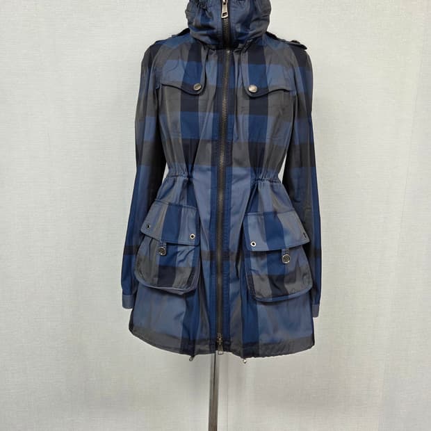 버버리 브릿 체크 여성자켓 