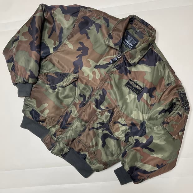 U.S. AIR FORCE 카모 플라쥬 항공 점퍼 XL