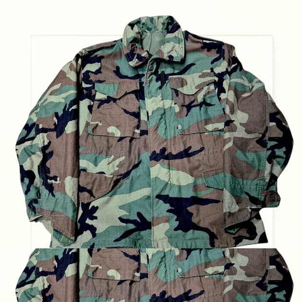 [리얼빈티지🔥] 미군 오리지날 우드랜드 야상 자켓