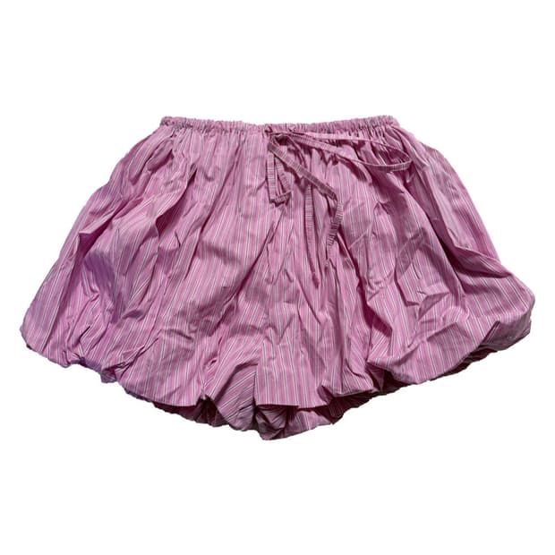 새상품 여자 스트라이프 펌킨 반바지 (핑크)