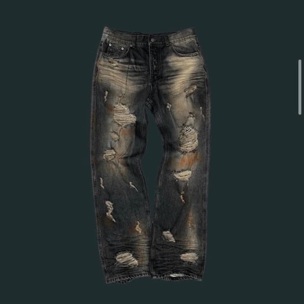 언더마이카 데미지 팬츠