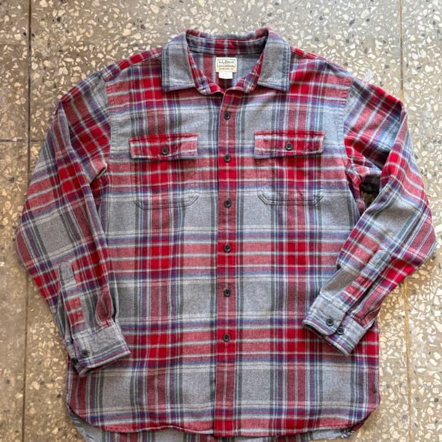 엘엘빈 체크 셔츠(T26)