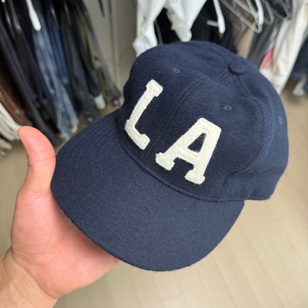 이벳필드 USA 네이비 울 모자