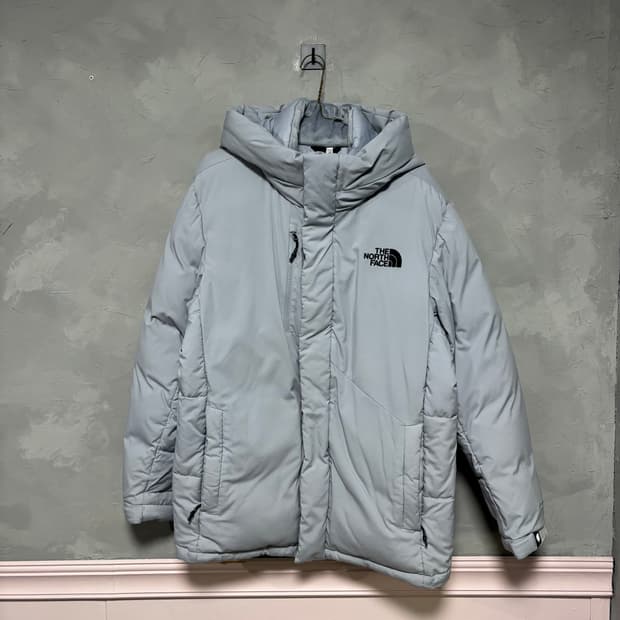 노스페이스 익스플로어링 구스다운 패딩 아이스그레이