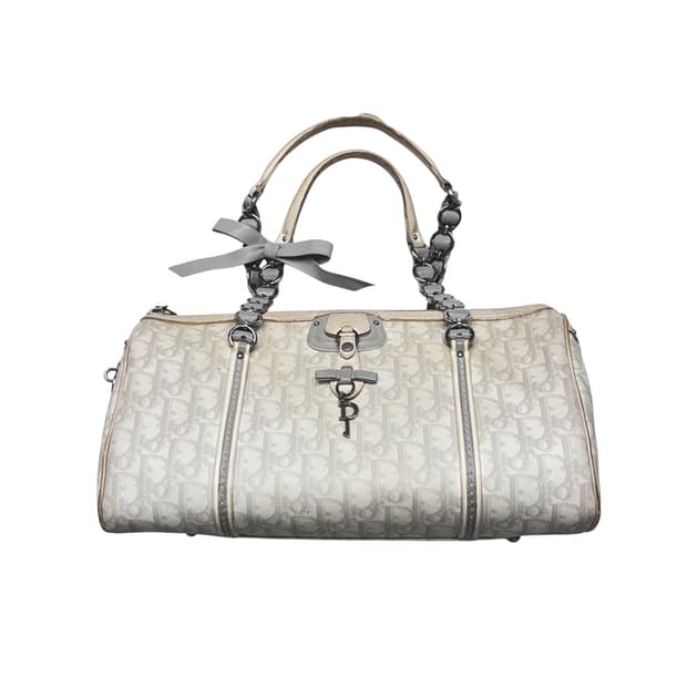 디올 로맨틱 하트참 오블리크 보스턴백 볼링백