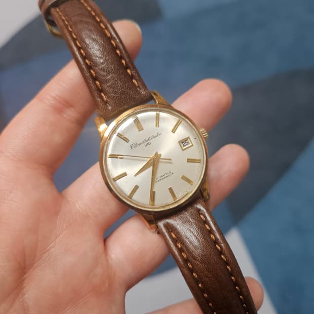 1960s 시티즌 오토 데이터 유니 빈티지 시계