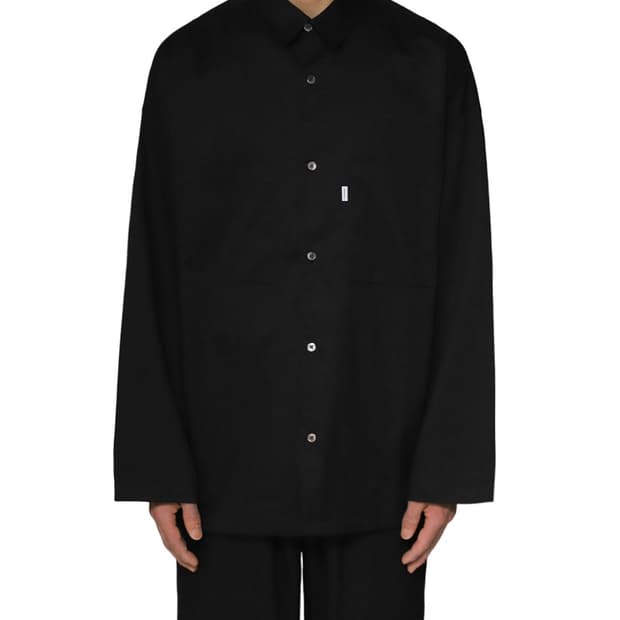 그라프페이퍼 오버사이즈 박스 셔즈 L/S