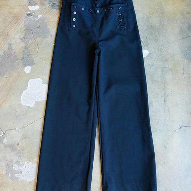 미해군 세일러 울팬츠 USN Sailor Pants 13 buttons 